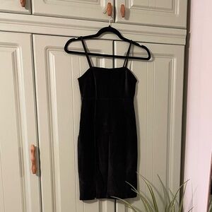 Target Brand Wild Fable Black Velvett Dress - Size XS - Stretch Body Con
